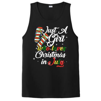 Just A Girl Who Loves Christmas In July PosiCharge Competitor Tank