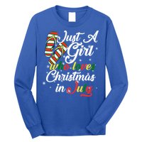 Just A Girl Who Loves Christmas In July Long Sleeve Shirt