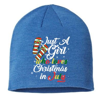 Just A Girl Who Loves Christmas In July Sustainable Beanie