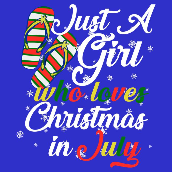 Just A Girl Who Loves Christmas In July 16 in Basic Backpack