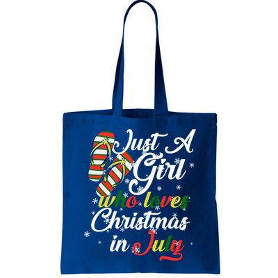 Just A Girl Who Loves Christmas In July Bag