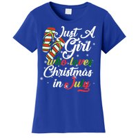 Just A Girl Who Loves Christmas In July Women's T-Shirt