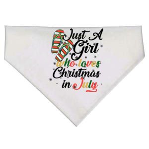 Just A Girl Who Loves Christmas In July USA-Made Doggie Bandana