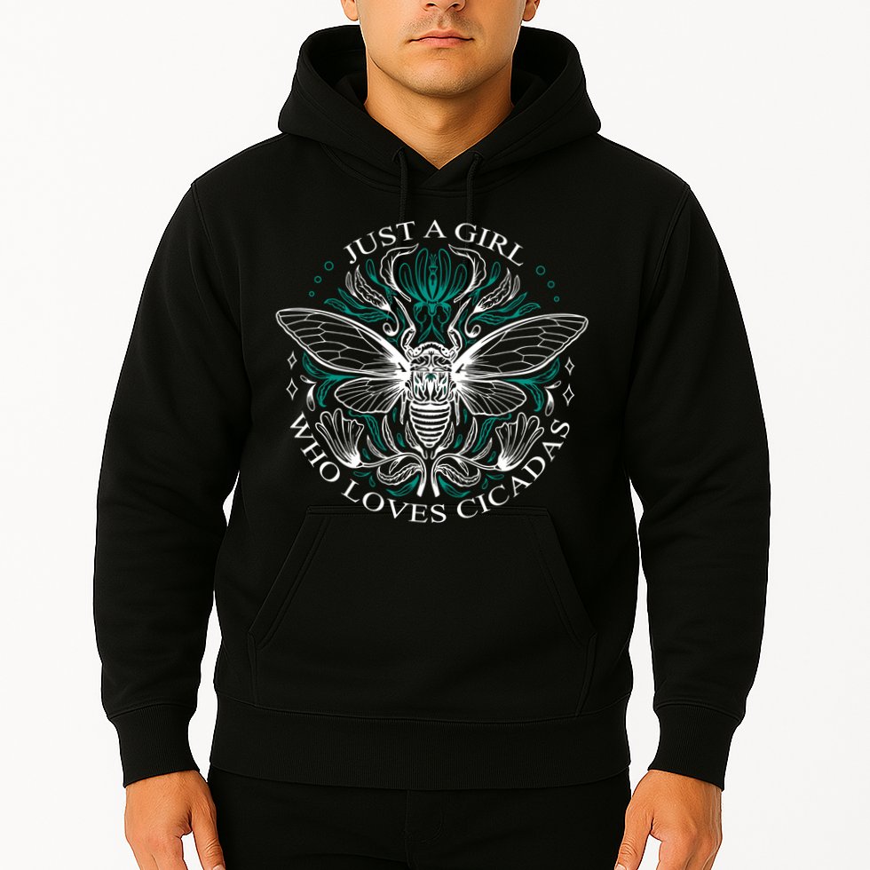 Just A Girl Who Loves Cicadas Hoodie