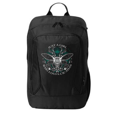 Just A Girl Who Loves Cicadas City Backpack