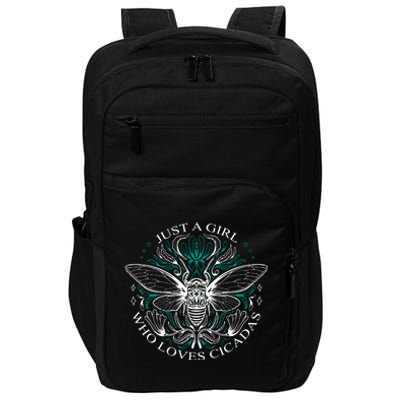 Just A Girl Who Loves Cicadas Impact Tech Backpack