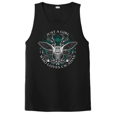 Just A Girl Who Loves Cicadas PosiCharge Competitor Tank