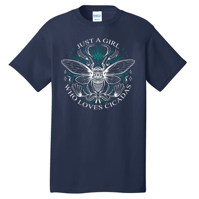 Just A Girl Who Loves Cicadas Tall T-Shirt