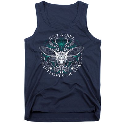 Just A Girl Who Loves Cicadas Tank Top