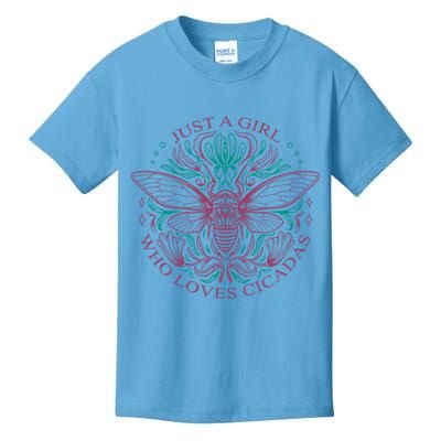 Just A Girl Who Loves Cicadas Kids T-Shirt