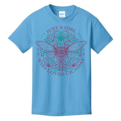 Just A Girl Who Loves Cicadas Kids T-Shirt