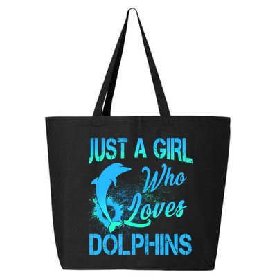 Just A Girl Who Loves Dolphins 25L Jumbo Tote