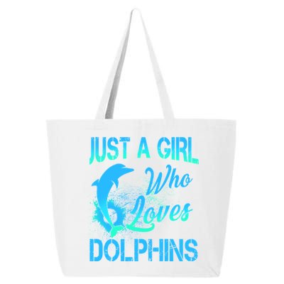 Just A Girl Who Loves Dolphins 25L Jumbo Tote