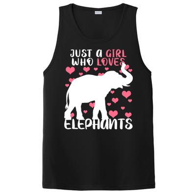 Just A Girl Who Loves Elephants PosiCharge Competitor Tank