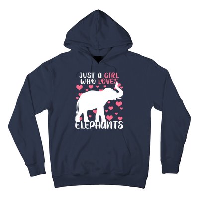 Just A Girl Who Loves Elephants Hoodie