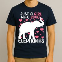 Just A Girl Who Loves Elephants T-Shirt