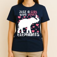Just A Girl Who Loves Elephants T-Shirt