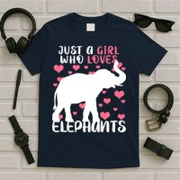 Just A Girl Who Loves Elephants T-Shirt