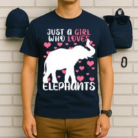 Just A Girl Who Loves Elephants T-Shirt