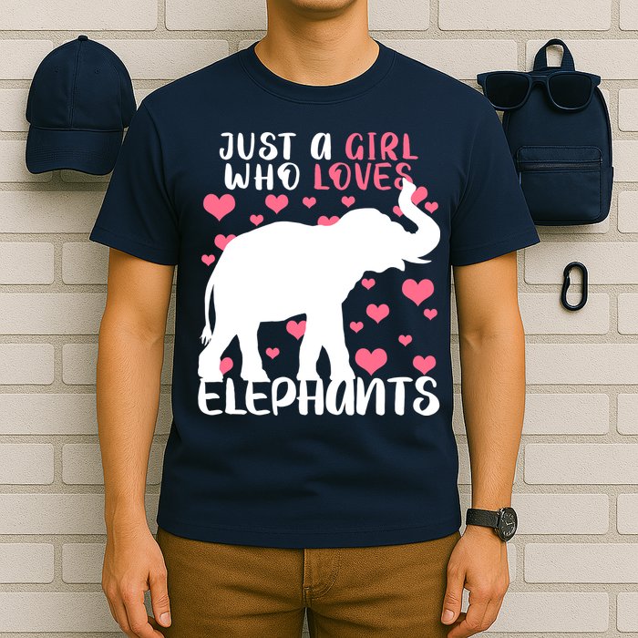 Just A Girl Who Loves Elephants T-Shirt
