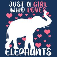 Just A Girl Who Loves Elephants T-Shirt