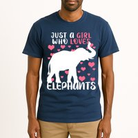 Just A Girl Who Loves Elephants Tall T-Shirt