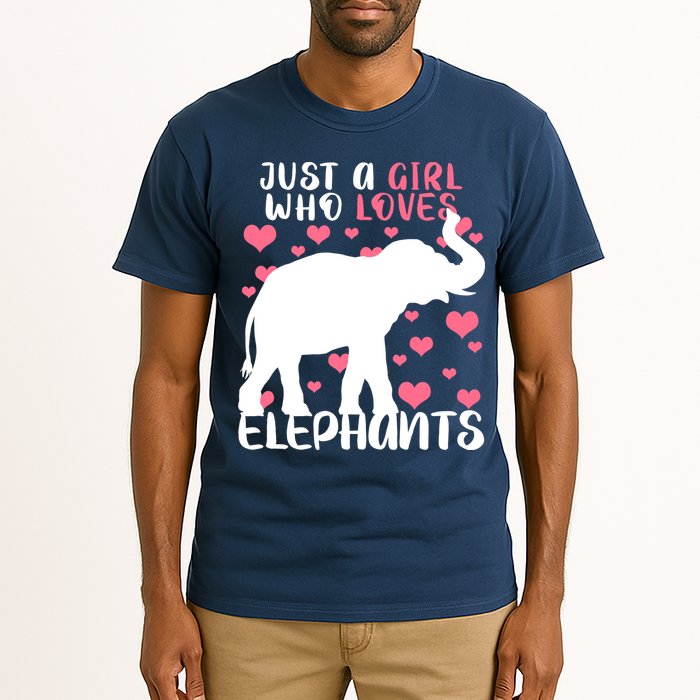 Just A Girl Who Loves Elephants Tall T-Shirt