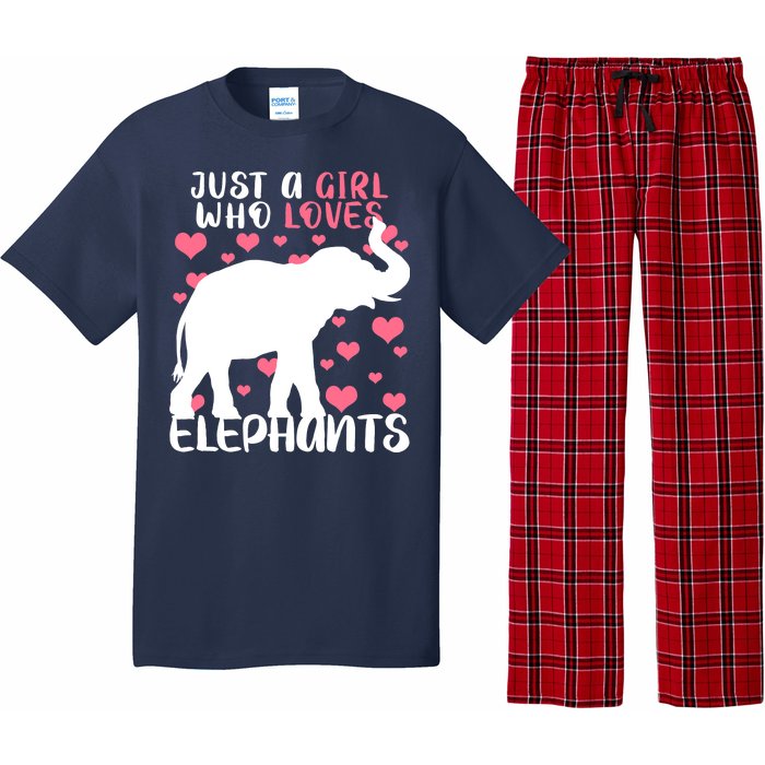 Just A Girl Who Loves Elephants Pajama Set