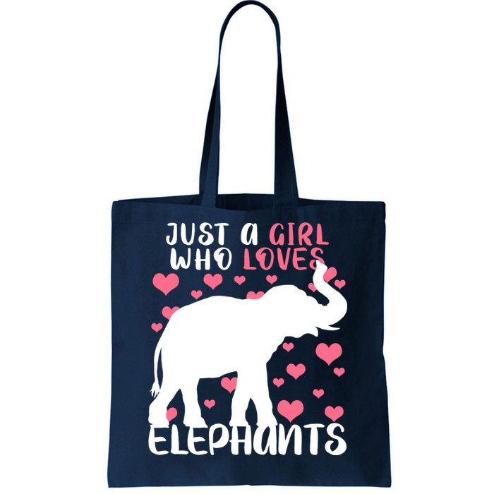 Just A Girl Who Loves Elephants Tote Bag