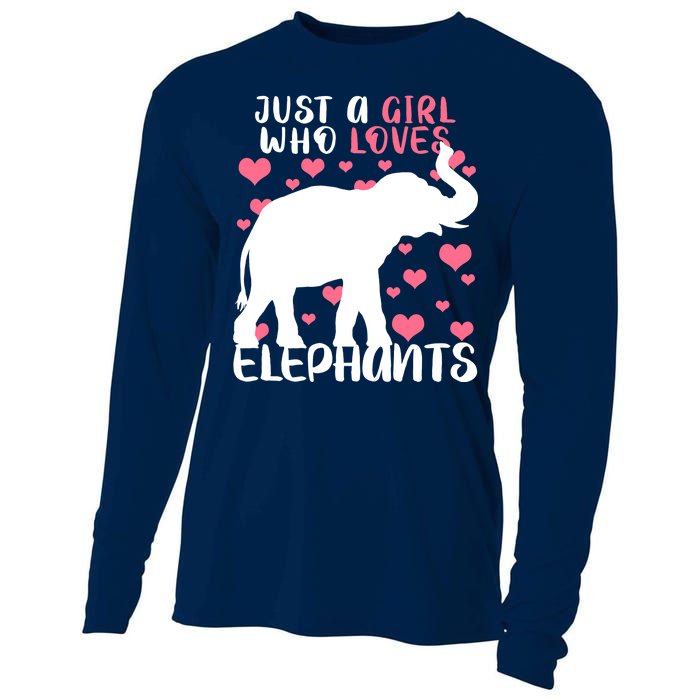 Just A Girl Who Loves Elephants Cooling Performance Long Sleeve Crew