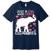 Just A Girl Who Loves Elephants Premium T-Shirt