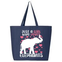 Just A Girl Who Loves Elephants 25L Jumbo Tote