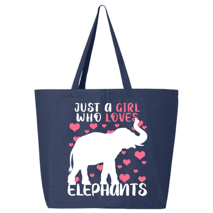 Just A Girl Who Loves Elephants 25L Jumbo Tote