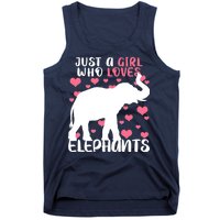 Just A Girl Who Loves Elephants Tank Top