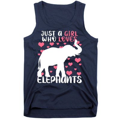 Just A Girl Who Loves Elephants Tank Top