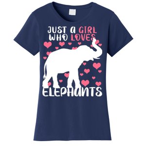 Just A Girl Who Loves Elephants Women's T-Shirt