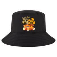 Just A Girl Who Loves Fall Autumn Lover Cool Comfort Performance Bucket Hat