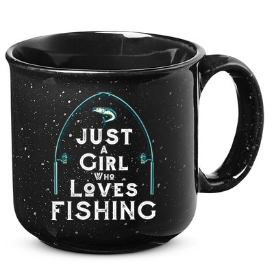Just A Girl Who Loves Fishing 15oz Campfire Ceramic Mug