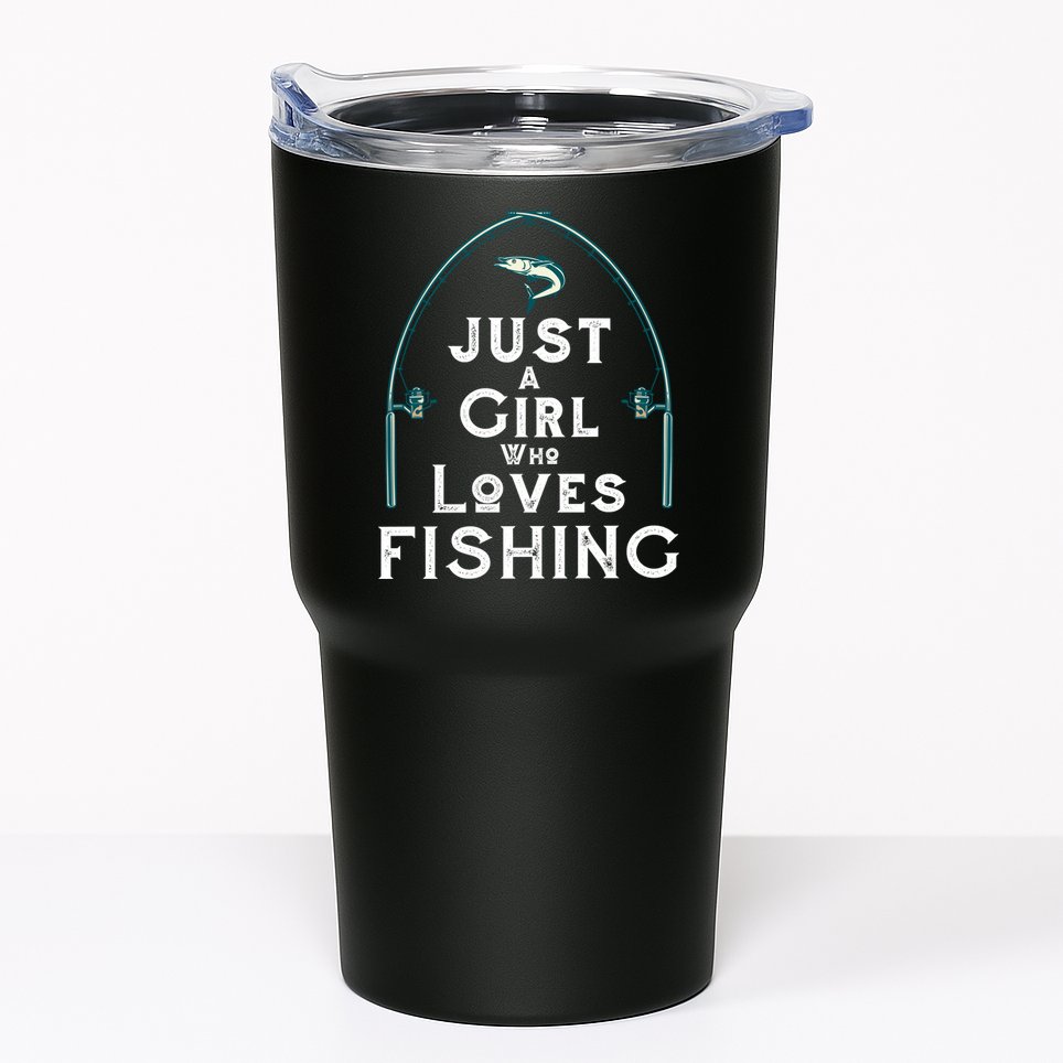 Just A Girl Who Loves Fishing Tumbler