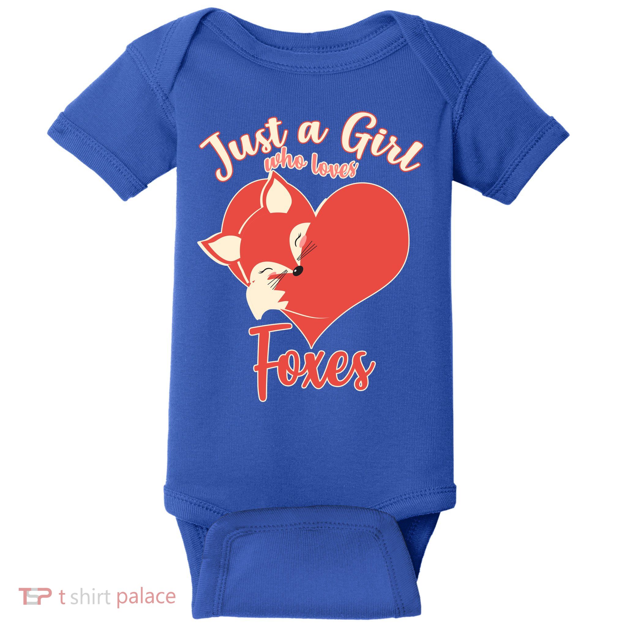 Just A Girl Who Loves Foxes Baby Bodysuit