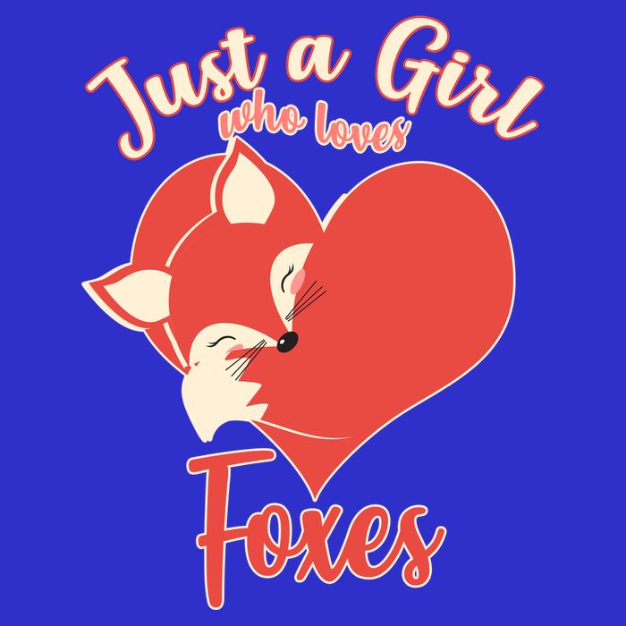 Just A Girl Who Loves Foxes Zip Tote Bag