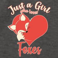 Just A Girl Who Loves Foxes Vector Backpack