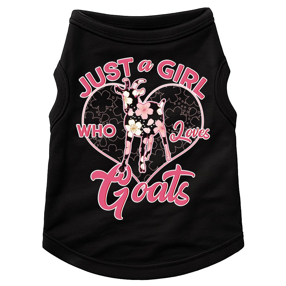 Just A Girl Who Loves Goats Doggie Tank