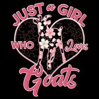 Just A Girl Who Loves Goats Doggie Tank