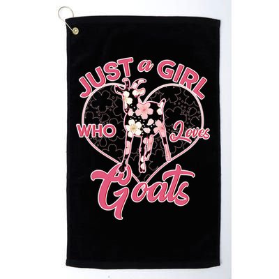 Just A Girl Who Loves Goats Golf Towel