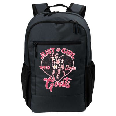 Just A Girl Who Loves Goats Daily Commute Backpack