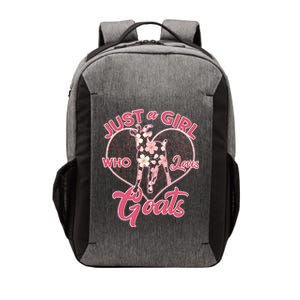 Just A Girl Who Loves Goats Vector Backpack