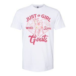 Just A Girl Who Loves Goats Softstyle CVC T-Shirt