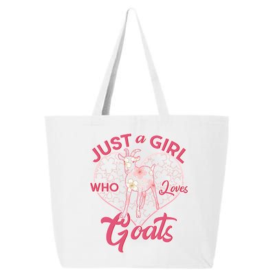 Just A Girl Who Loves Goats 25L Jumbo Tote