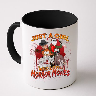 Just A Girl Who Loves Horror Movies Mug
